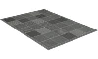 Taverna grey/black - flatvävd matta
