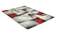 Lucara trend röd - maskinvävd matta