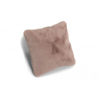 Fluffy rosa - kudde i konstmaterial